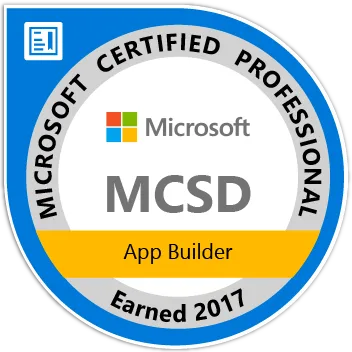 Microsoft Certified Solutions Developer (MCSD)